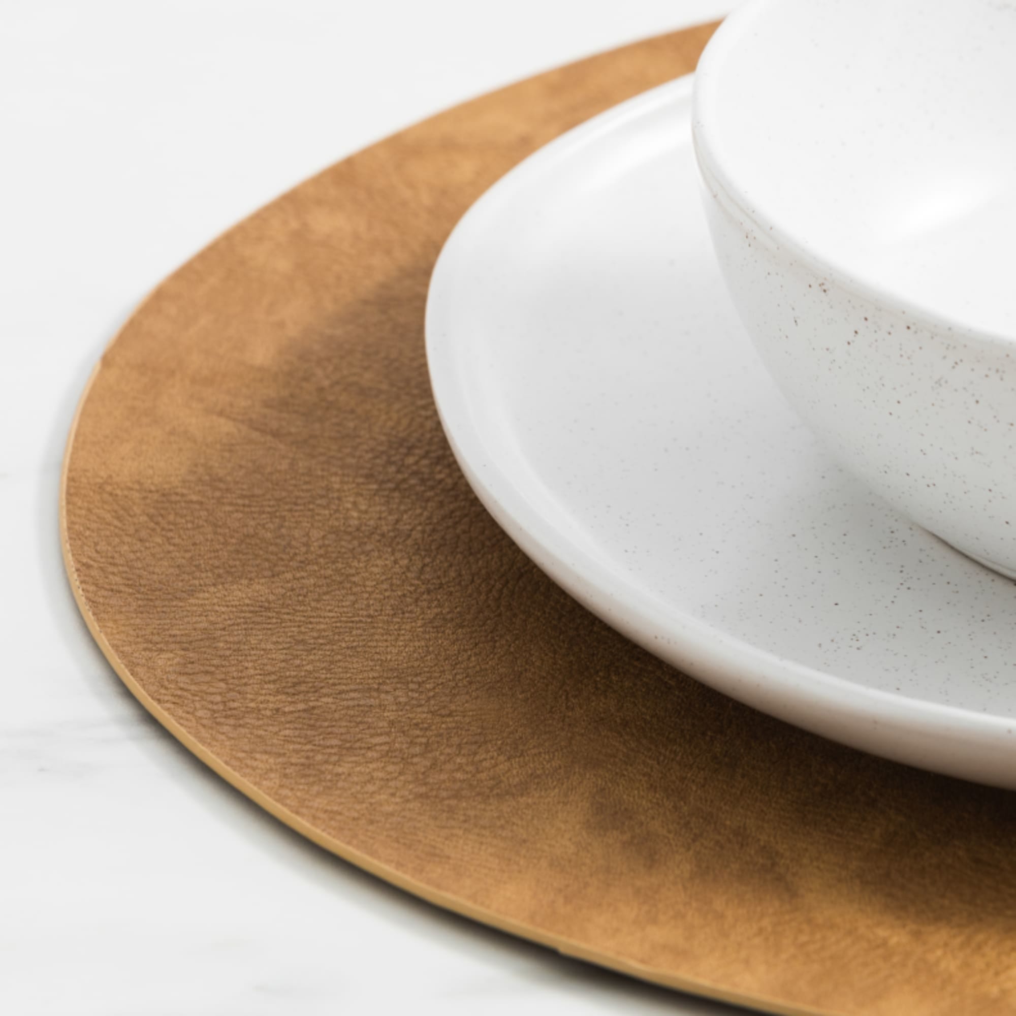 S&Co Siena Round Placemat 38cm Brown Kitchen Warehouse™